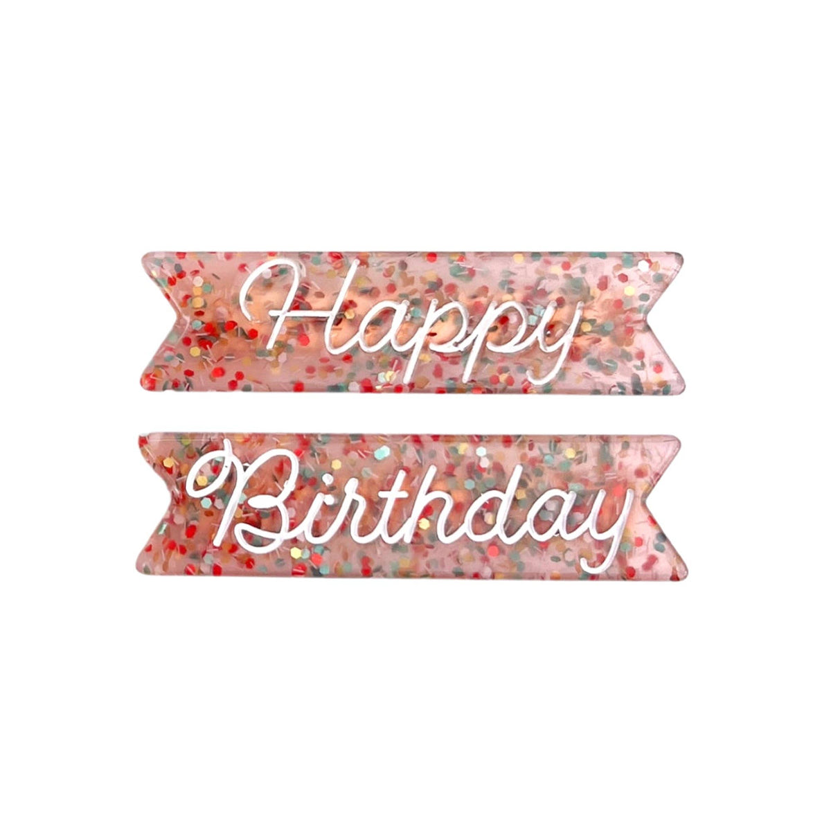 Happy Birthday Hair Clips Set – Favor & Fern