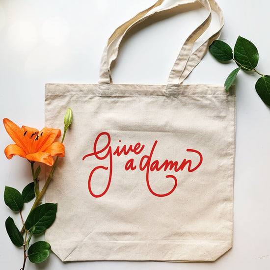 Give A Damn Eco-Friendly Canvas Tote
