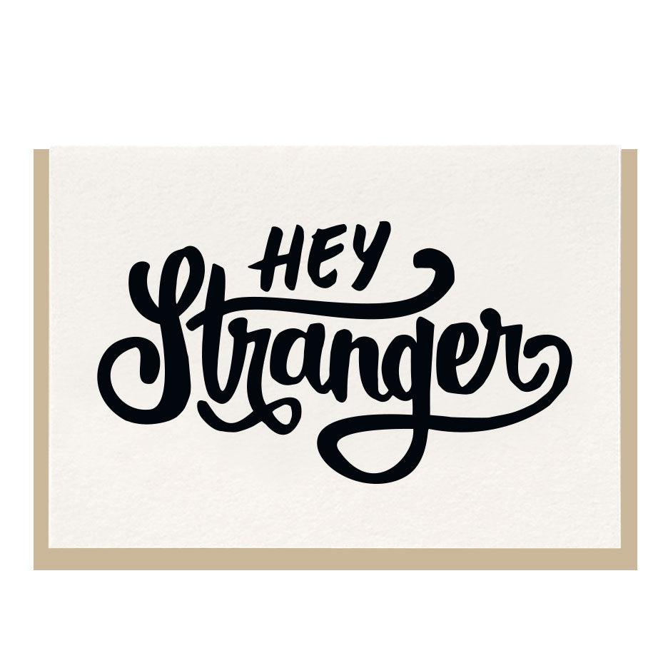 Hey Stranger Card - Favor & Fern