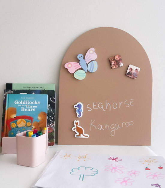 MINI ARCH MagPlay  -  Magnetic Wall Decal: Teal