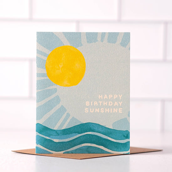 Happy Birthday Sunshine Birthday Card