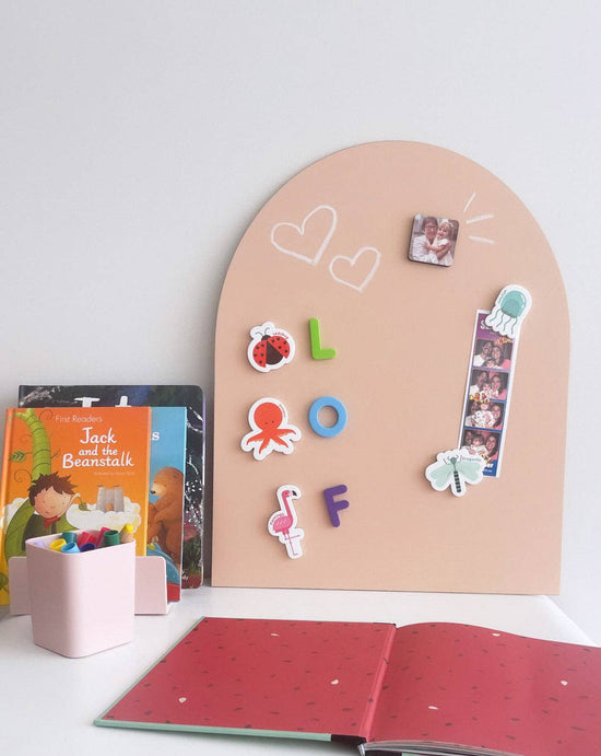 MINI ARCH MagPlay  -  Magnetic Wall Decal: Blush