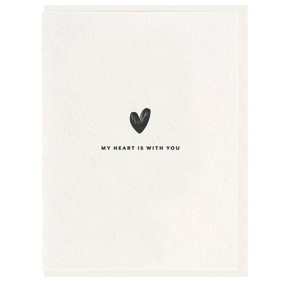 My Heart Is With You Card