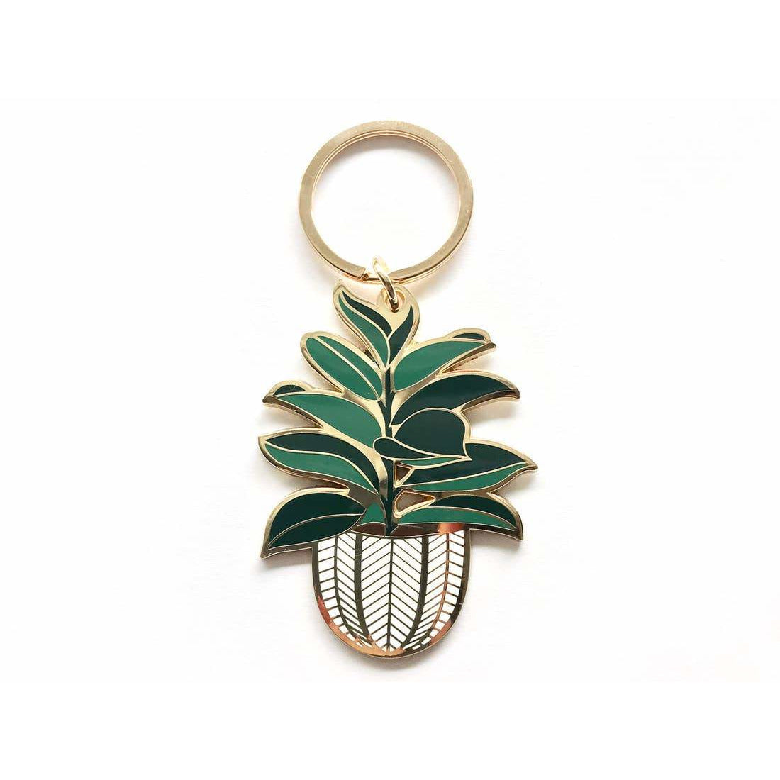 Load image into Gallery viewer, Rubber Tree Keychain
