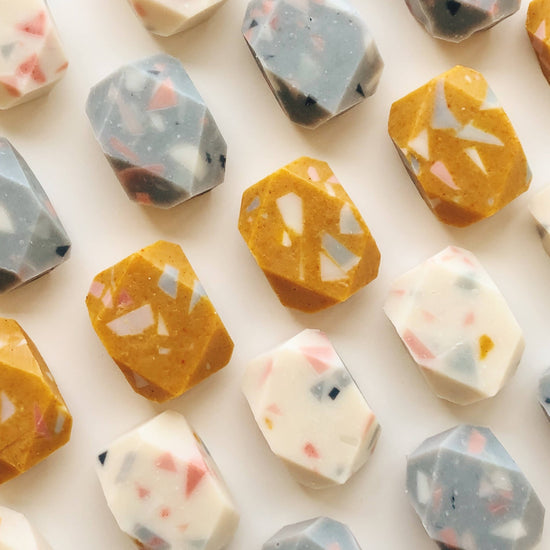 Load image into Gallery viewer, Terrazzo Inspired Mini Gem Soap
