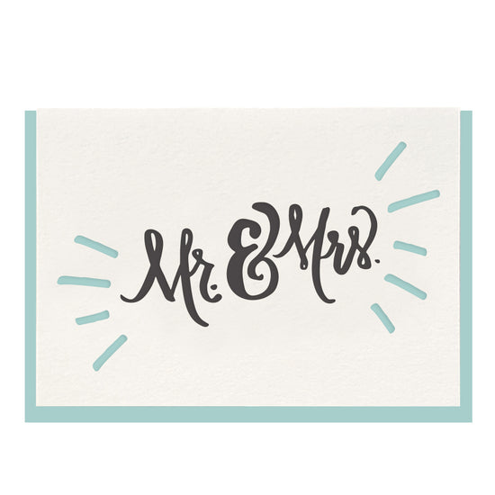 Mr. & Mrs. Card - Favor & Fern