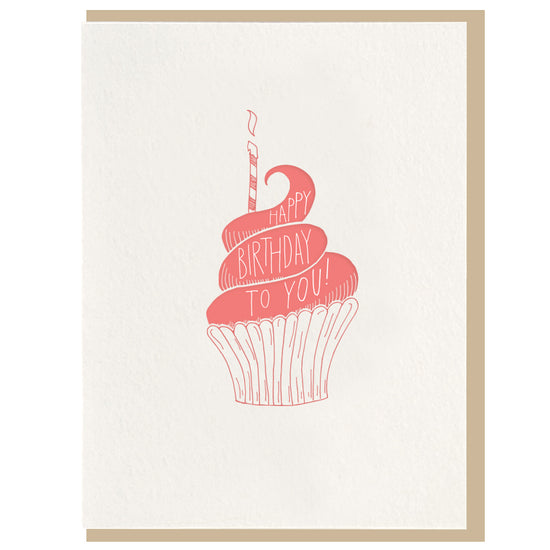 Load image into Gallery viewer, Cupcake Birthday Card - Favor &amp;amp; Fern
