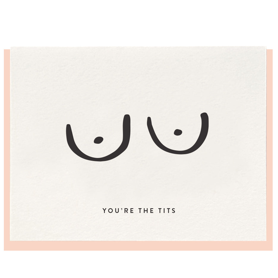 You're The Tits Card - Favor & Fern