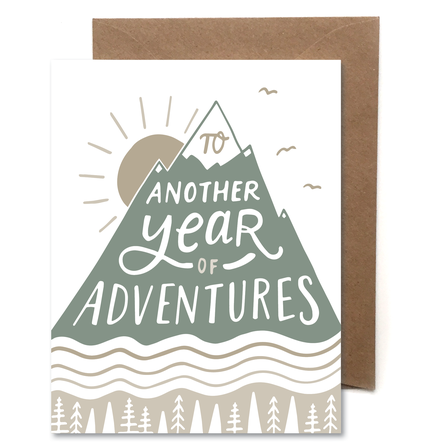 Another Adventure Letterpress Card - Favor & Fern