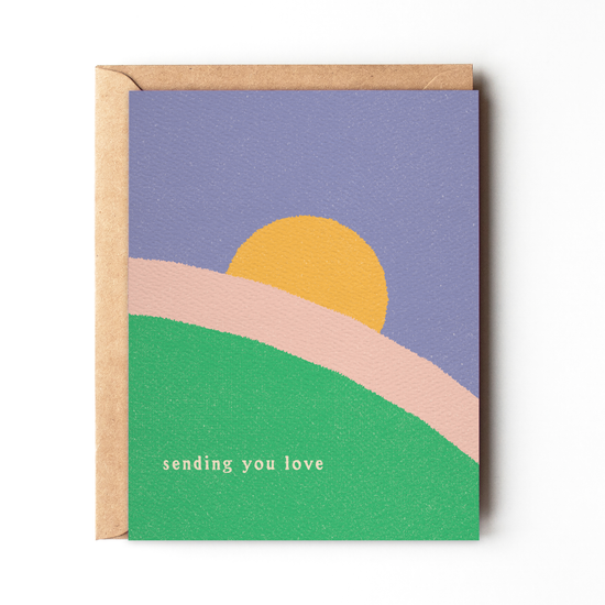 Sending You Love - Minimalist Sympathy Card
