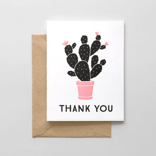 Cactus Thank You Card - Favor & Fern