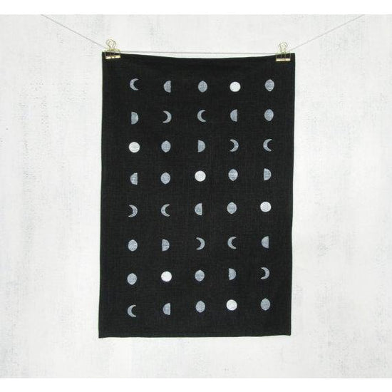 Black Moon Tea Towel - Favor & Fern