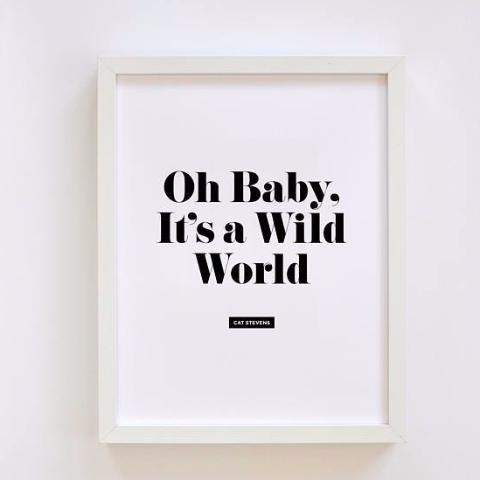 It's a Wild World Print - Favor & Fern