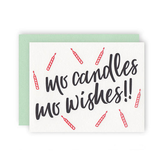 Mo Candles Mo Wishes!! Card - Favor & Fern