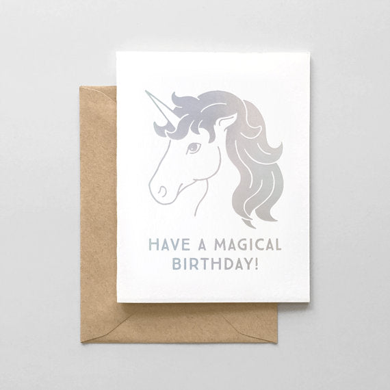Unicorn Birthday Card - Favor & Fern