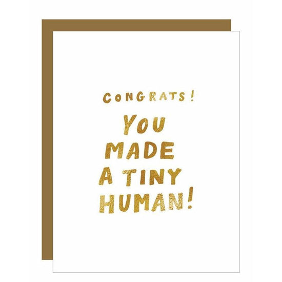 Tiny Human Foil Card - Favor & Fern
